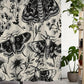 Butterfly Floral Shower Curtain