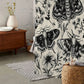 Butterfly Floral Shower Curtain