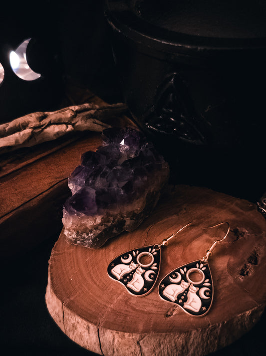 Ouija Board Planchette Earrings