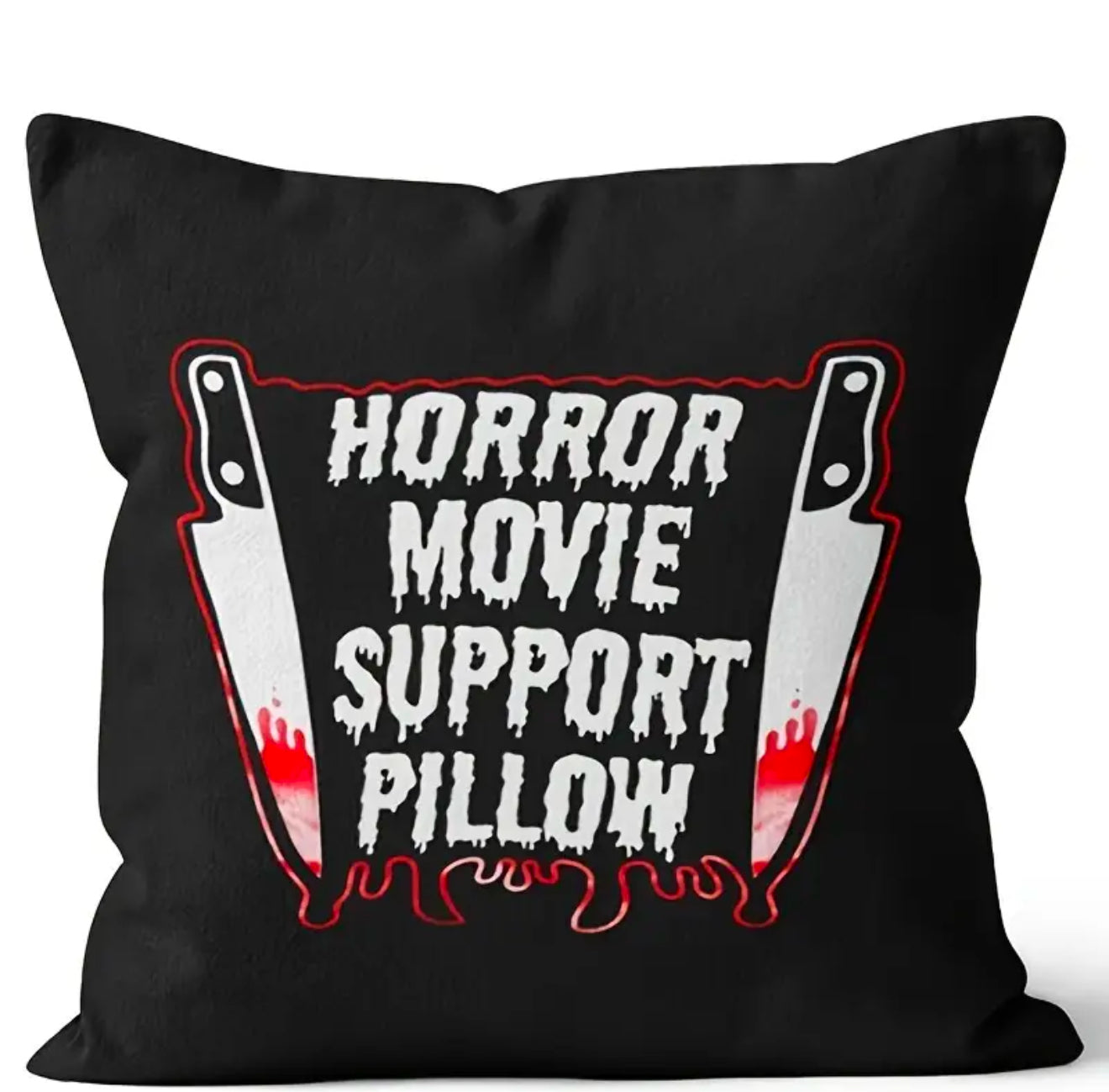 Horror Movie Support Pillow Cover