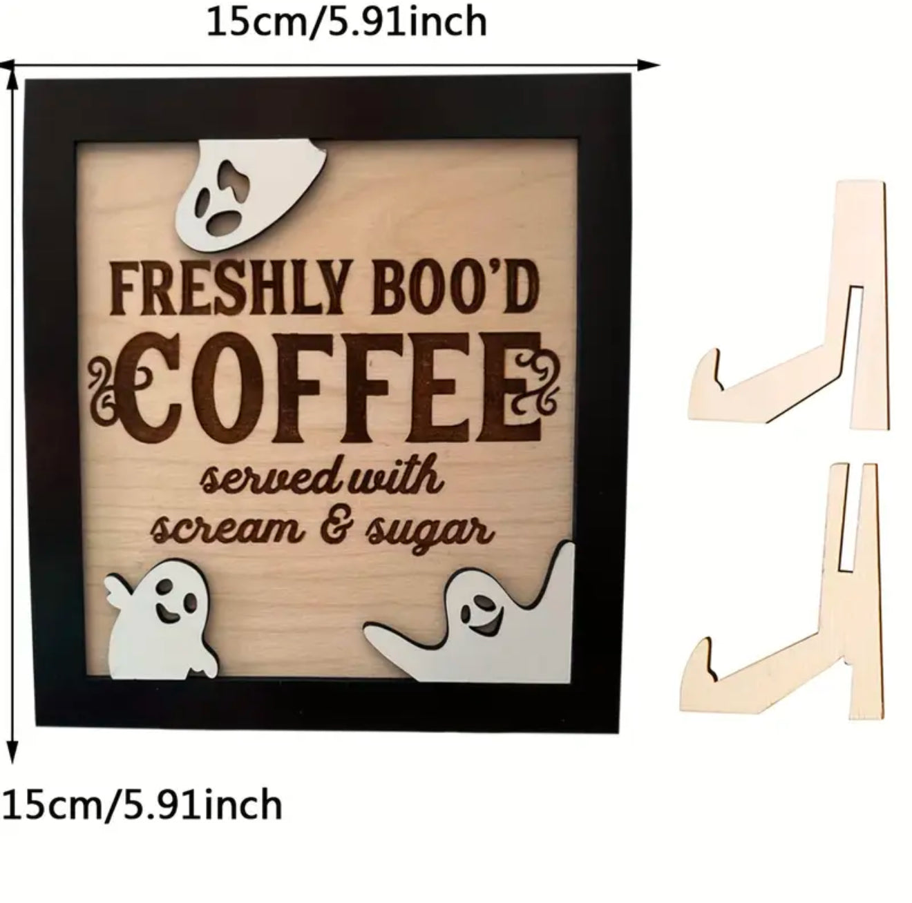 Freshly Boo’d Coffee Wood Sign