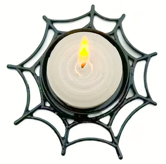 Spider Web Candle Holders