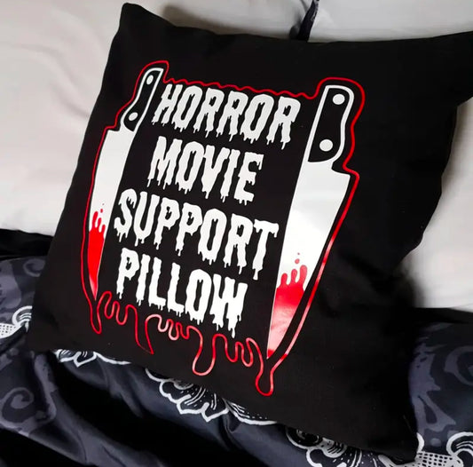 Horror Movie Support Pillow Cover