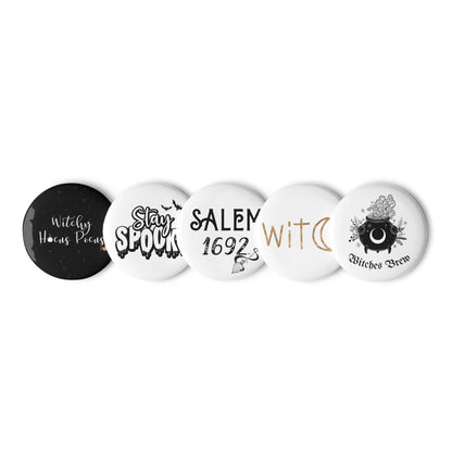 Witchy Set of Pin Buttons